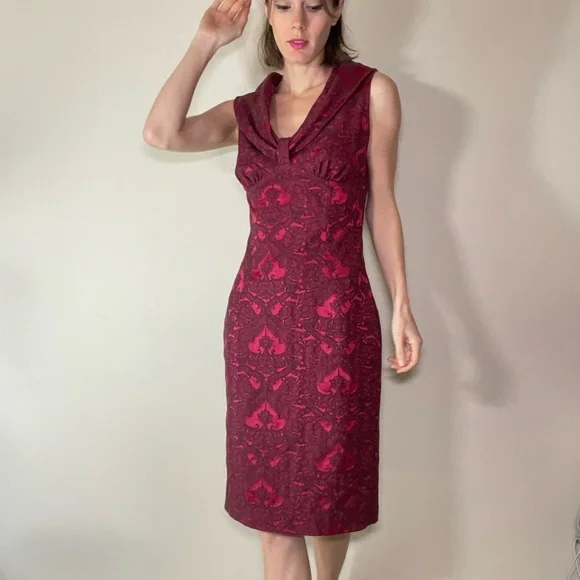 Anya Ponorovskaya Moon Brocade Dress - Picture 6 of 16